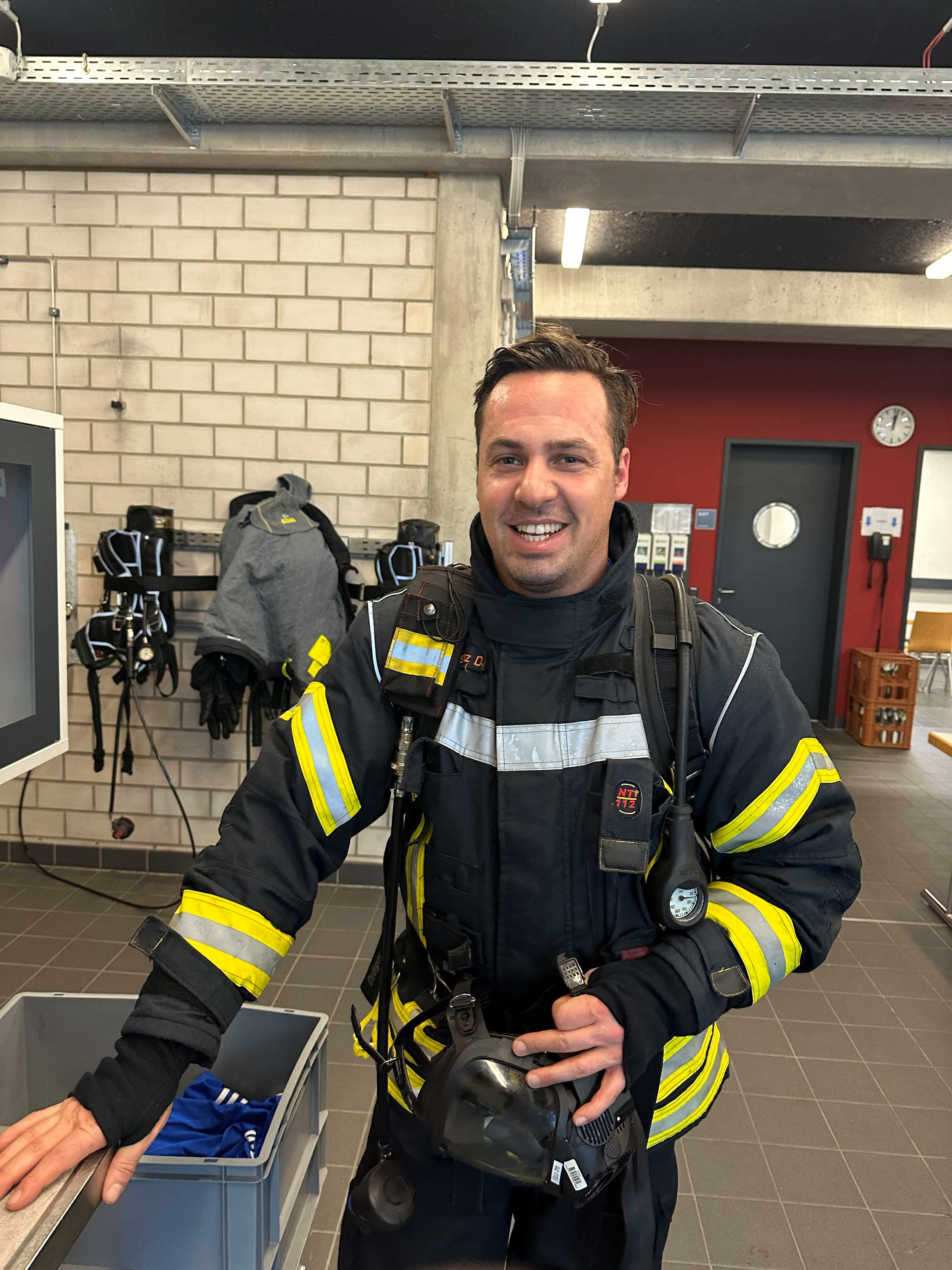 Daniel in der Feuerwehr