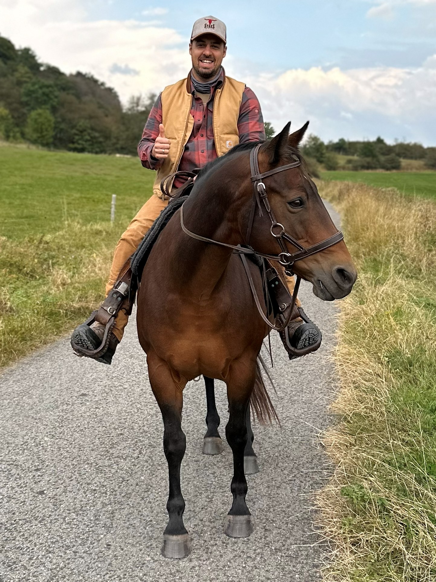 Daniel beim Reiten